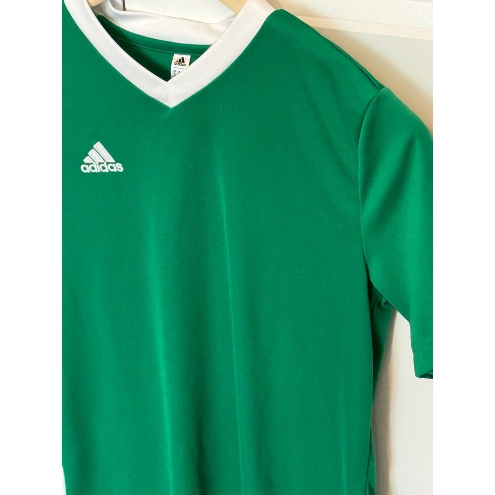 Adidas Kid’s Green and White Jersey, (Size Large), Athletic-wear/Active-wear - Picture 4 of 12